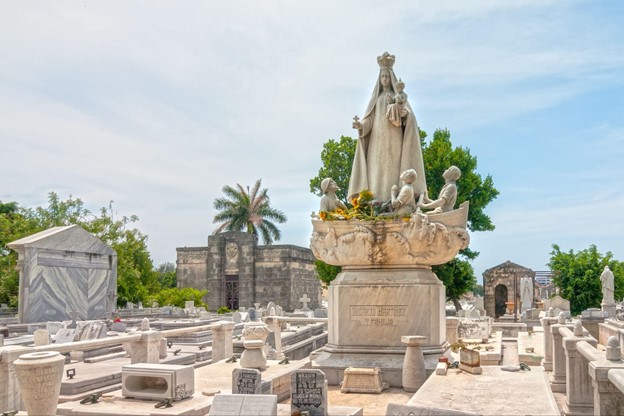 Monuments at the Colon Cemetery