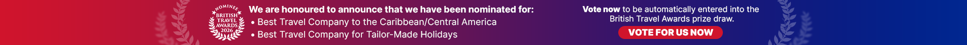 British Travel Award banner