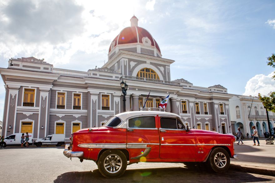 City Hall Jose Marti Park Cienfuegos